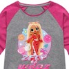 Girls' - LOL Surprise! - 2Fly 4 Wrdz Shirt Tail Raglan Graphic T-shirt - 2 of 4