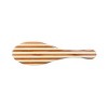 Bass Pet Brushes The Hybrid Groomer Shine & Condition, Patented & Award Winning Natural Bristle + Alloy Pin Bamboo Handle Medium Oval Striped Bamboo - 2 of 4