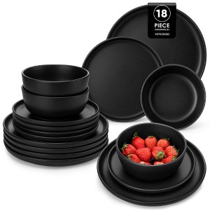 vancasso 18-Piecee Stoneware Dinnerware Set , Including Dinner/Dessert Plates, Bowls, For 6 People - 1 of 4