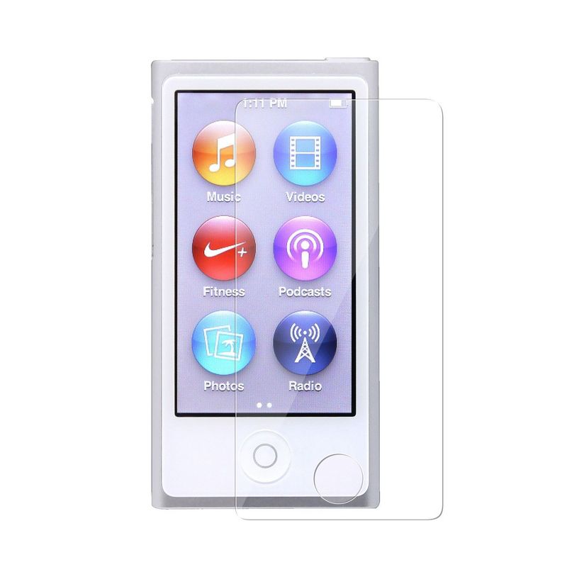 Insten Reusable Screen Protector compatible with Apple iPod nano 7th Generation, 2 of 6