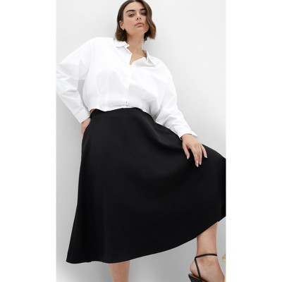 Women's Plus Size Pia Skirt - black | CITY CHIC