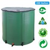 NAYSAYE Rain Barrel 200 Gallon Green PVC Foldable Water Collection Container with Spigot for Garden Use, Green, 37.8"*37.8"*39.37" - 3 of 4