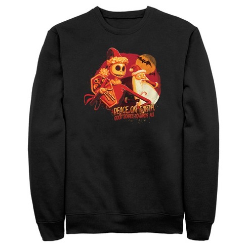 Men's The Nightmare Before Christmas Jack Good Scares Towards All Sweatshirt - image 1 of 4