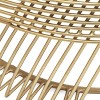 Tiro Modern Glam Handcrafted Marble Top Wire Frame Side Table Natural/Gold - Christopher Knight Home - 3 of 4
