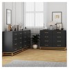 Dresser TV Stand, 8 Drawer Dresser for Bedroom, Chest of Drawers, with Metal Handles & Legs - 4 of 4
