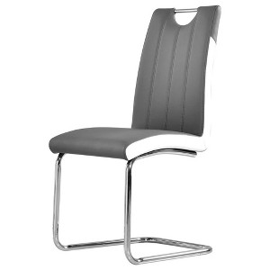 Best Master Furniture,Bono Faux Leather Modern Dining Side Chair (Set of 2) - 1 of 4