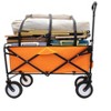 Grungis Foldable Shopping Cart with Strapping System,Beach Cart with All-Terrain Wheels,Utility Cart for Camping,Shopping,Sports,Gardening - 2 of 4