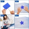 Unique Bargains Iron on Fabric Decoration Clothes DIY Repair Patches 6 Pcs - 4 of 4