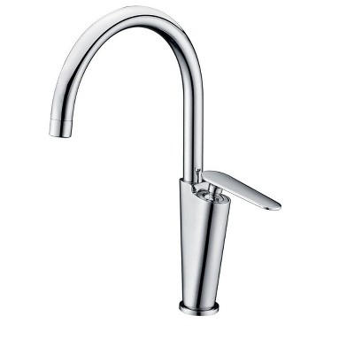 ALFI  AB3600-PC Polished Chrome Gooseneck Single Hole Bathroom Faucet
