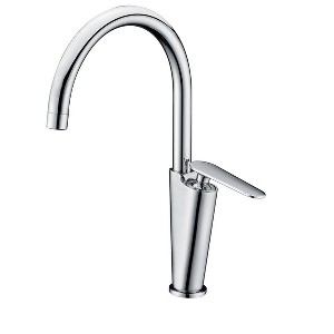 ALFI  AB3600-PC Polished Chrome Gooseneck Single Hole Bathroom Faucet - 1 of 4