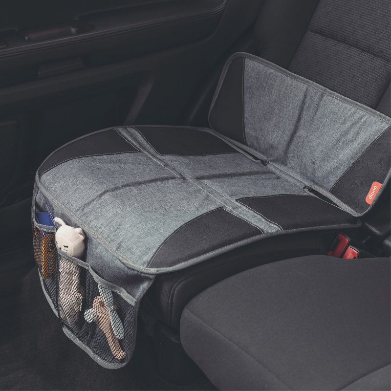 Diono Super Mat Car Seat Protector for Infant Car Seat, Booster Seat, Pets, Water Resistant, Gray, 3 of 13