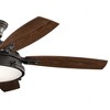 Kichler Lighting Hatteras Bay 1 - Light Ceiling Fan in  Anvil Iron - 2 of 4