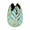 Sagebrook Home Glam Decorative Ceramic Leaf Bud Vase for Room and Office Decor - 3 of 4