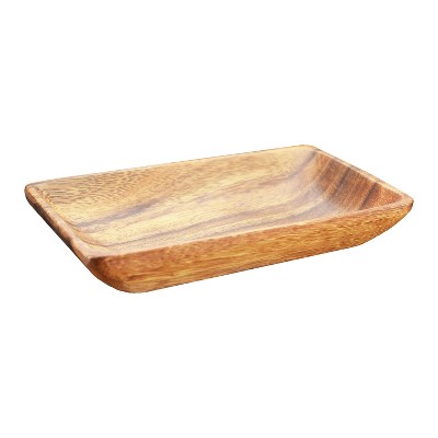 Pacific Merchants Acaciaware 8 x 5 Inch Rectangle Serving Tray