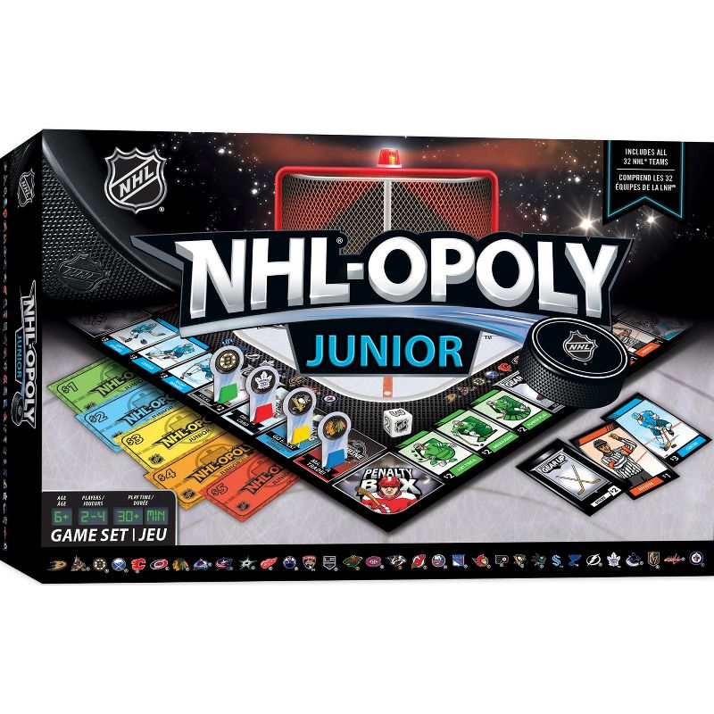 MasterPieces Opoly Kids & Family Board Games - NHL League Opoly Junior, 2 of 6