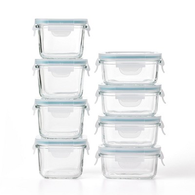 Glasslock Airtight Round Glass Storage Container (14 oz)