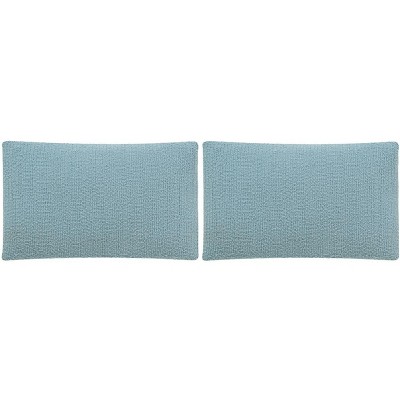 Marine Baby Blue Rectangular Outdoor Throw Pillow Set