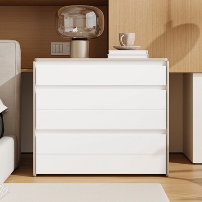 FUFU&GAGA White Three - drawer Cabinet: Space - saving Solution for Small Homes, Efficient Storage, Stylish Design