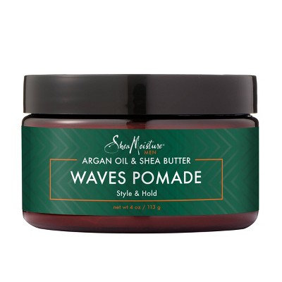 SheaMoisture Men Waves Pomade - Argan Oil & Shea Butter - 4oz
