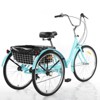 Adult Tricycles 24 & 26 Inch, 7 Speed, 3 Wheel Bikes for Men and Women - image 4 of 4