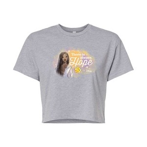 Women's - Disney - There Is Always Hope Cropped Graphic T-Shirt - 1 of 4