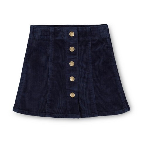 Hope & Henry Girls' A-Line Snap Front Skirt, Kids - image 1 of 4