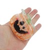 Unique Bargains Halloween Claw Clip Orange Black 1 Pc - 4 of 4