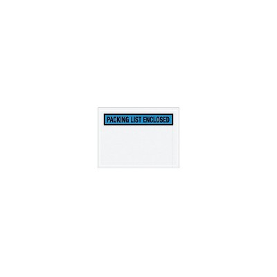 Box Partners "Packing List Enclosed" Envelopes 4 1/2" x 6" Blue 1000/Case PL488