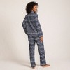 Lands' End Women's Flannel 2 Piece Pajama Set - Long Sleeve Shirt and Pants - 2 of 4