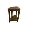 23" SnazzyCorner Tall Teak Shower Shelf Dark Brown - DecoTeak: Rectangular, Spot Clean, No Assembly Required - 4 of 4