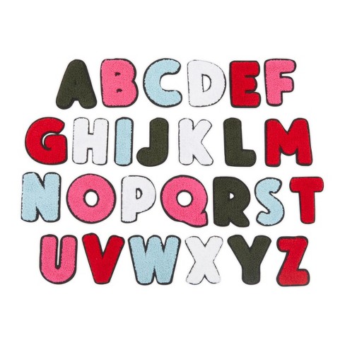 Bright Creations 62 Pieces Iron On Embroidery Patches A Z Varsity Patch Letters 2 75 In Target