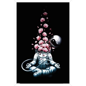 Trends International Tobe Fonseca - Astro Meditation Roses Framed Wall Poster Prints - 1 of 4