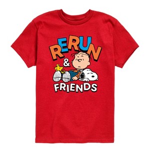 Boys' - Peanuts - Rerun And Friends Short Sleeve Graphic T-Shirt - 1 of 4