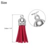 Unique Bargains PU Leather Craft Bracelets Jewelry Making Keychain Tassels 200 Pcs - 2 of 4