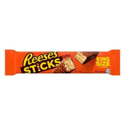 Reese's King Size Milk Chocolate Peanut Butter & Crispy Wafers Sticks - 3oz/4ct