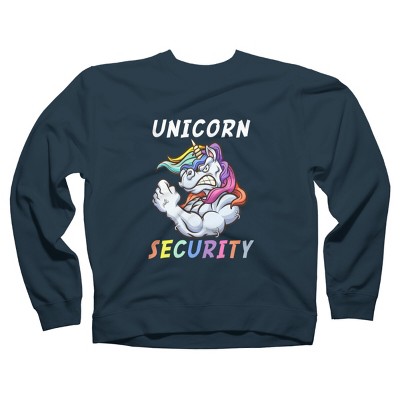 Adult Design By Humans Halloween Dad Mom Daughter Adult Costume - Unicorn Security By MINHMINH Sweatshirt