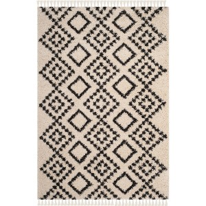 Moroccan Fringe Shag MFG245 Power Loomed Indoor Rugs - Safavieh - 1 of 4
