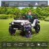 12V Kids Electric Ride On Truck with Remote Control Ride On Toy for Toddler Boys & Girls Bluetooth Music Player LED Lights - 3 of 4