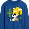 Men's - Peanuts - Snoopy and Woodstock Long Sleeve Graphic T-Shirt - 2 of 4
