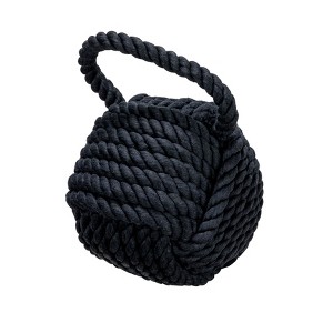 Storied Home Nautical Rope Knot Decorative Cotton Door Stop - 1 of 4