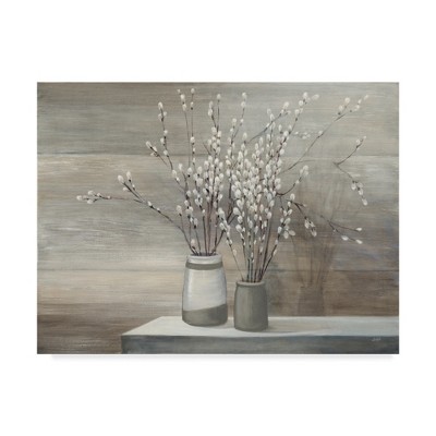 Gray and Beige Abstract Canvas Print, 24'' x 32''