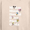 Women's - Disney - Character List Lightweight French Terry Slouchy - 2 of 4