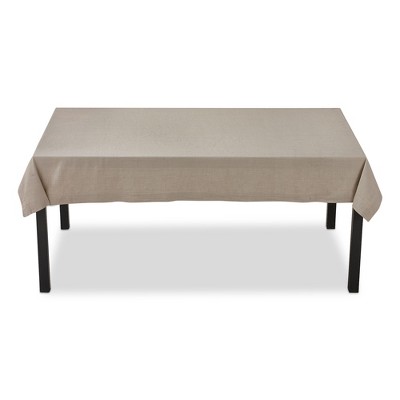 tagltd Cream Threads Slub Tablecloth
