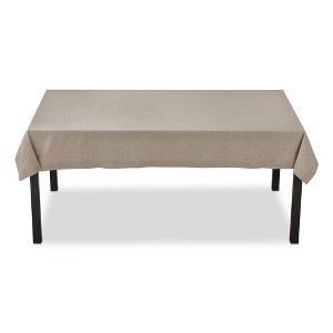 tagltd Cream Threads Slub Tablecloth - 1 of 2