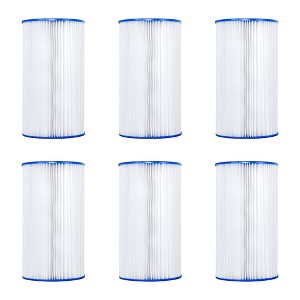 Bestway Flowclear Type IV or Type B Replacement Cartridge Filter for Above Ground Swimming Pool with 2500 Gallon Per Hour Filter Pump (6 Pack) - 1 of 4