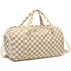 Generic Gym Bag Sports Duffle Bag with Wet Pocket Weekender Overnight Bag - 1 of 4