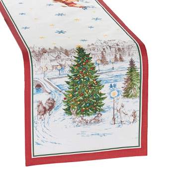 Mixed Red Berry, Belgium Pine Rustic Christmas Holiday Table Runner, M –  Darby Creek Trading
