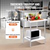 VEVOR 24 x 30 x 36 Inch Stainless Steel Work Table,Commercial Food Prep Worktable Heavy Duty Prep Worktable, Metal Work Table with Adjustable Height - 4 of 4