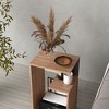 NicBex Modern 3-Tier End Table Living Room, 25" High Side Table, Multipurpose Nightstand with Storage, Living Room Sofa Table, Small Table - 2 of 4