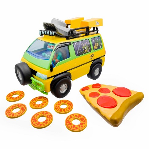 Ninja turtle cheap pizza thrower van